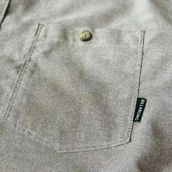 Billabong Long Steve Button Down Shirt Men’s Large - Tailored Fit Stretch - Picture 5 of 6